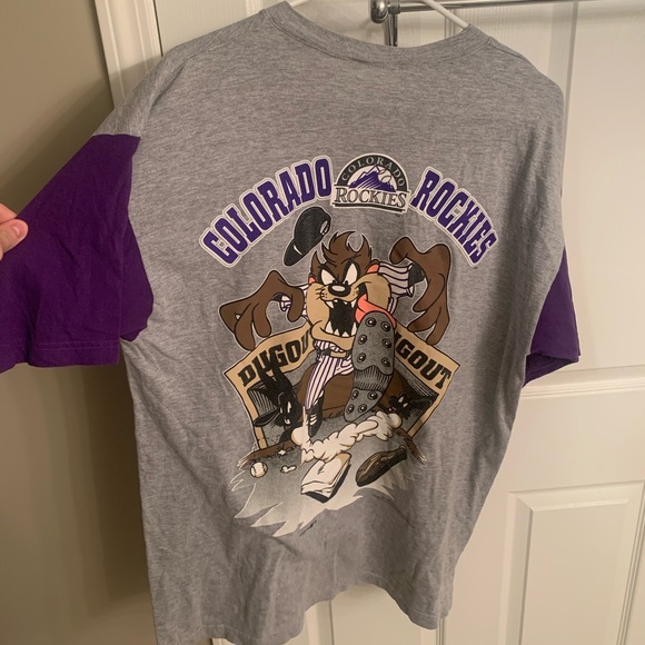 Rockies Looney Tunes MLB Tee 94’ - Picture 2 of 2